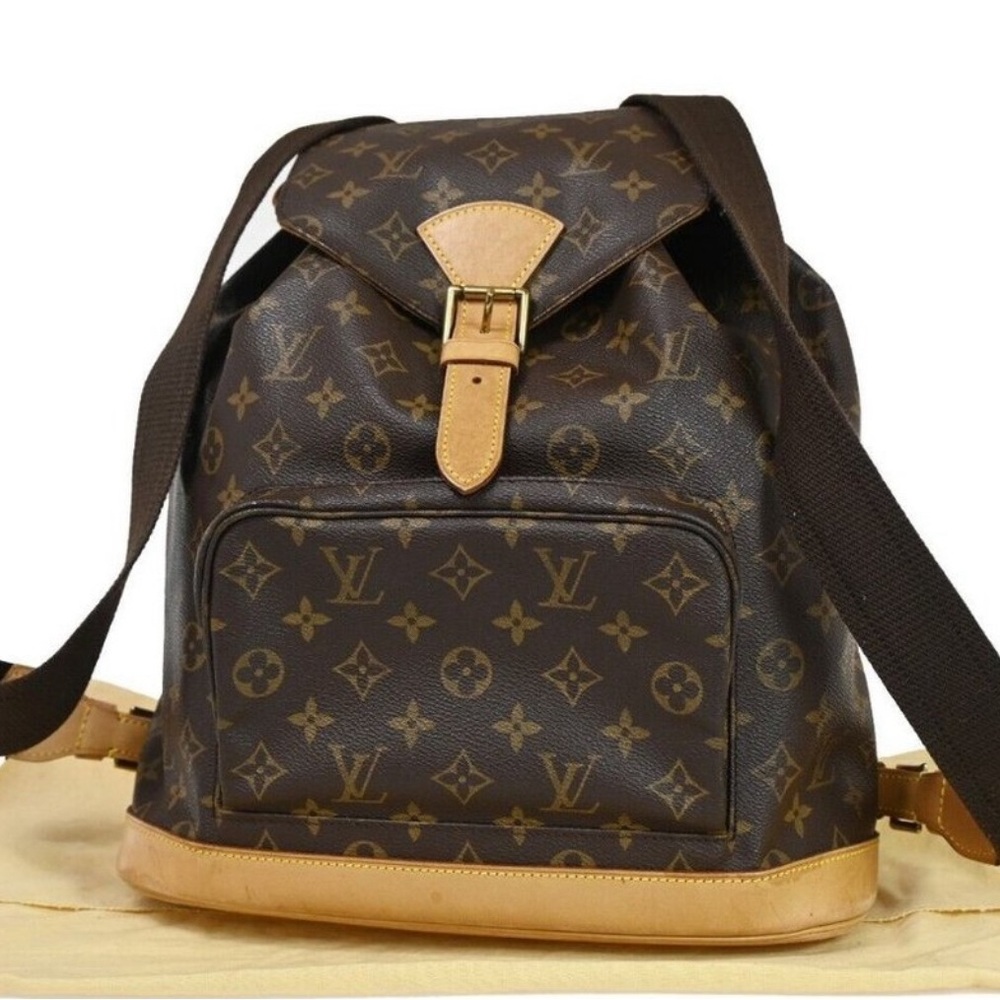 Louis Vuitton Monogram Gm Drawstring Backpack Bea… - image 1